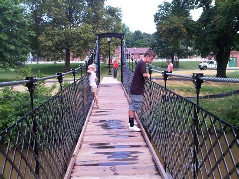 swinging bridge in frederick md